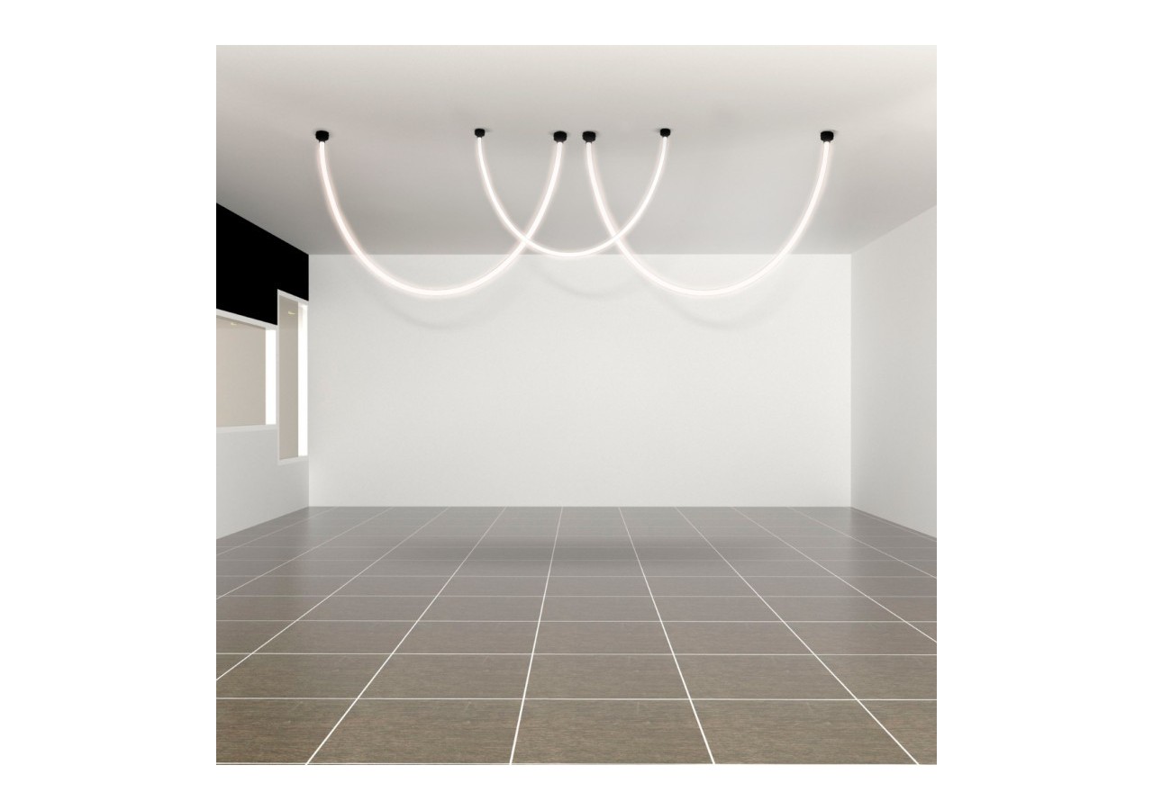 Néon LED flexible circulaire à 360 degrés-diamètre 22mm-2m-24V DC-240Ch/m-19,2W/m-IP65 - NSD22-2M-BN - Barcelona LED