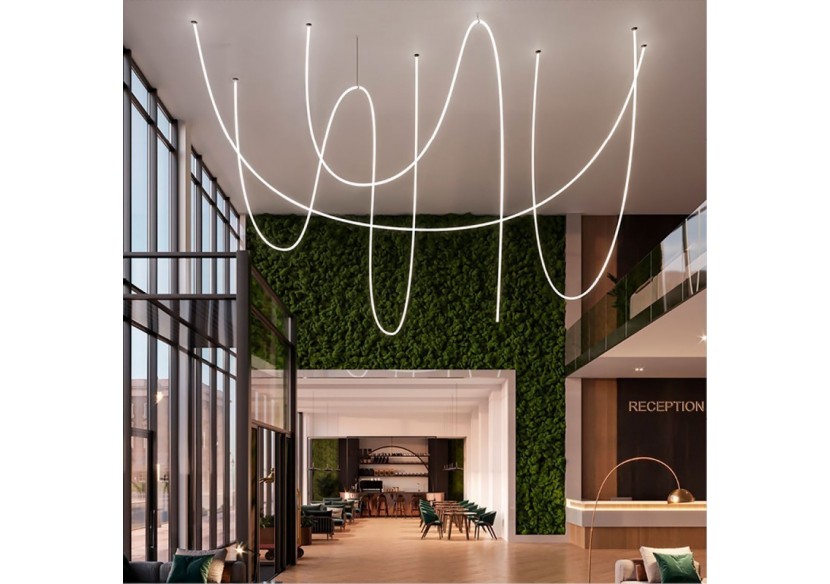 Néon LED flexible circulaire à 360 degrés-diamètre 22mm-5m-24V DC-240Ch/m-19,2W/m-IP65 - NSD22-5M-BN - Barcelona LED