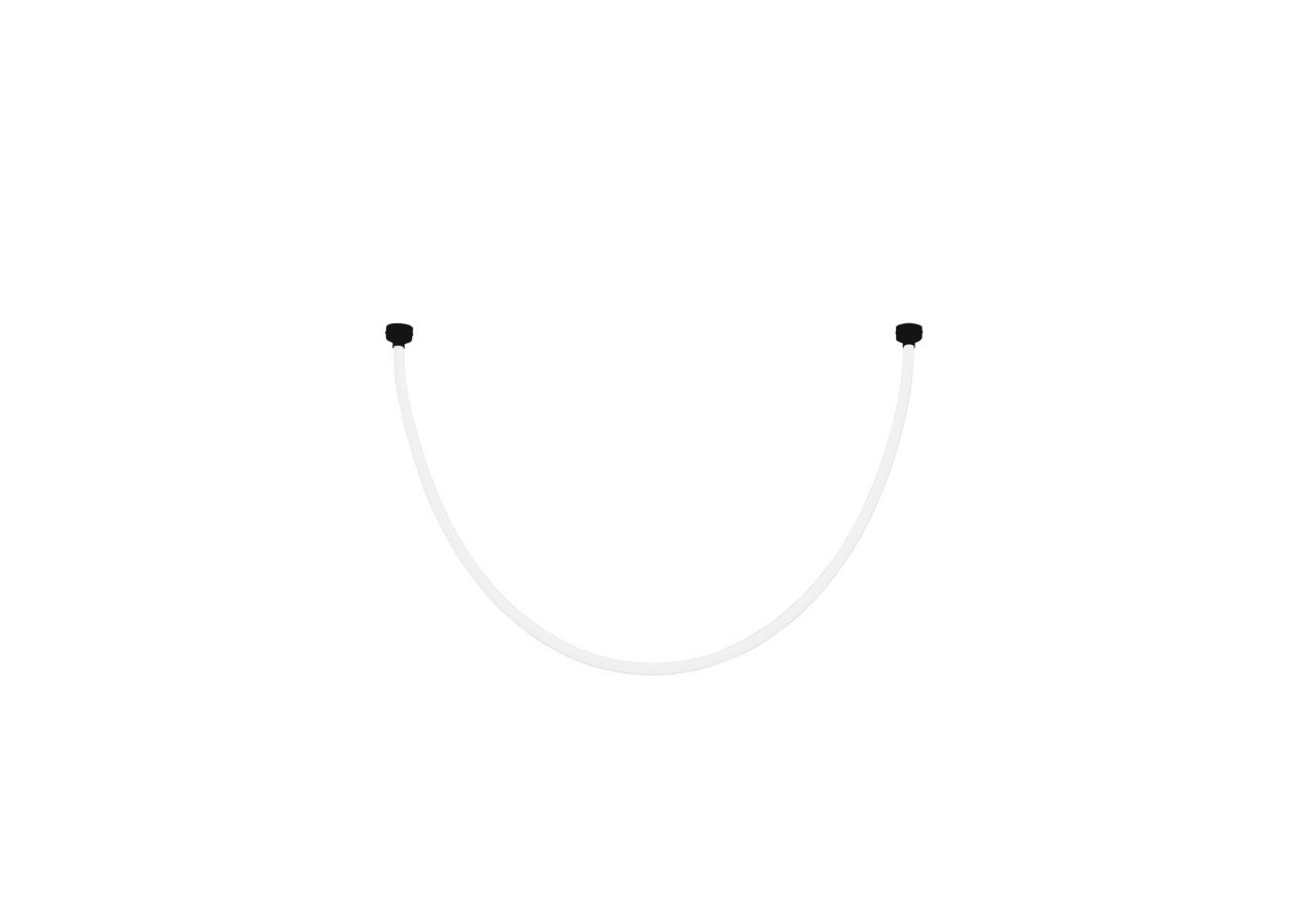 Accessoire rosace de finition pour néon 360 degrés-diamètre 22mm-NSD22 - NSD22-TE-B - Barcelona LED