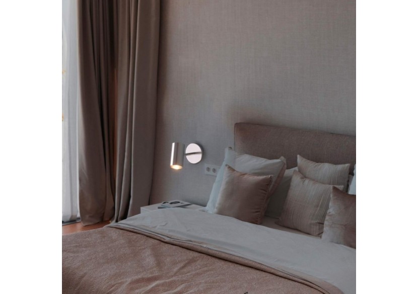 Applique murale d'intérieur orientable "Gian"-E27 - L3065-CR - Barcelona LED