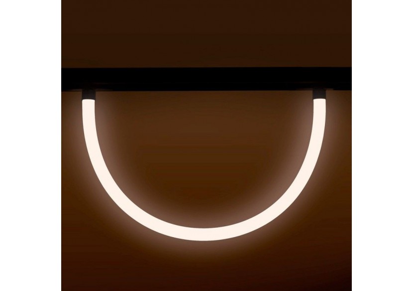 Néon LED flexible sur rail magnétique 360 degrés-48V DC- diamètre 30mm-24W/m-1 mètre-336ch/m - MNSD30-1M-BN - Barcelona LED