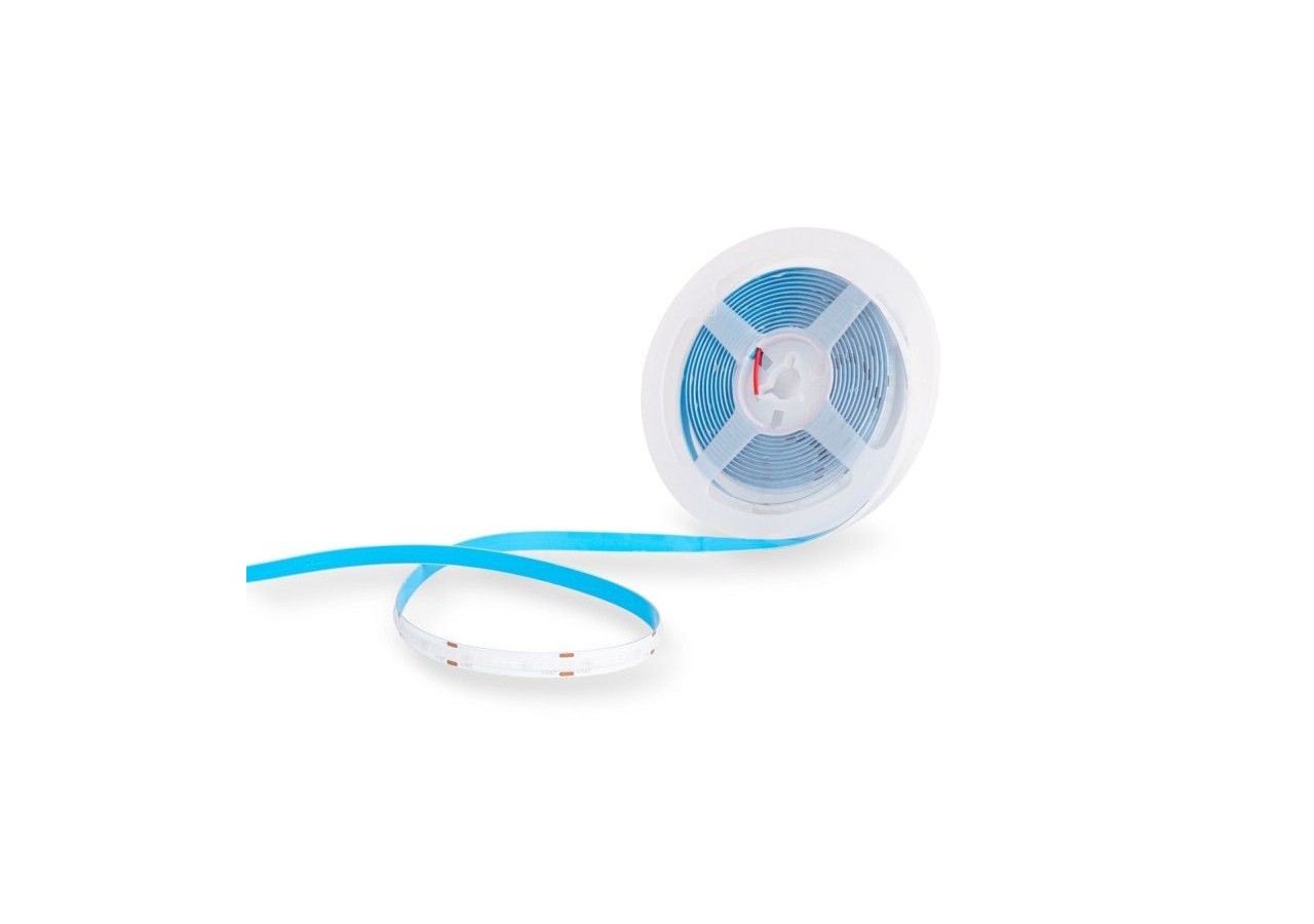 Ruban LED COB 24V DC-12W/m-Couleurs-8mm-IP20-Rouleau de 5m-Sécable tous les 4cm - B1559-5-AZ - Barcelona LED