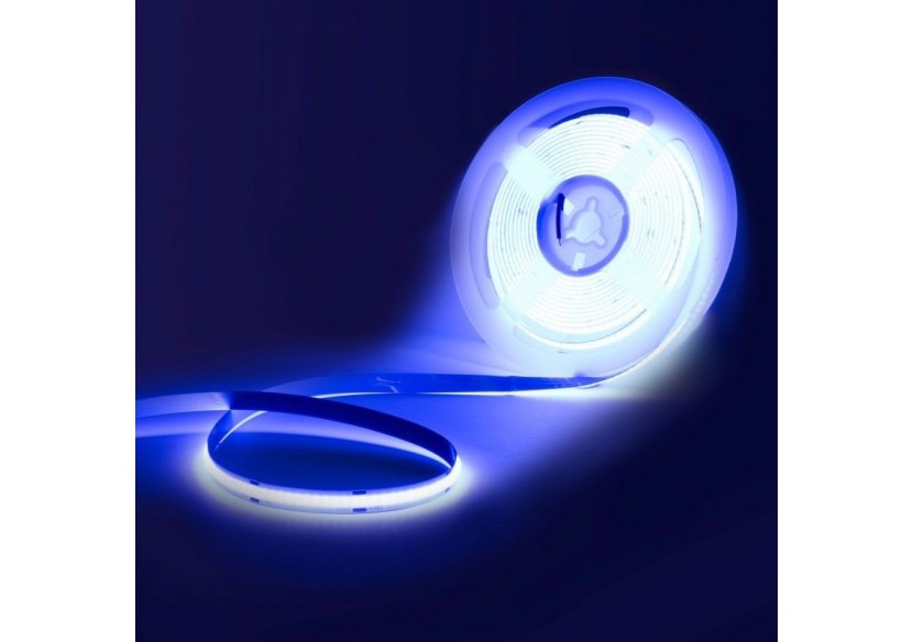 Ruban LED COB 24V DC-12W/m-Couleurs-8mm-IP20-Rouleau de 5m-Sécable tous les 4cm - B1559-5-AZ - Barcelona LED