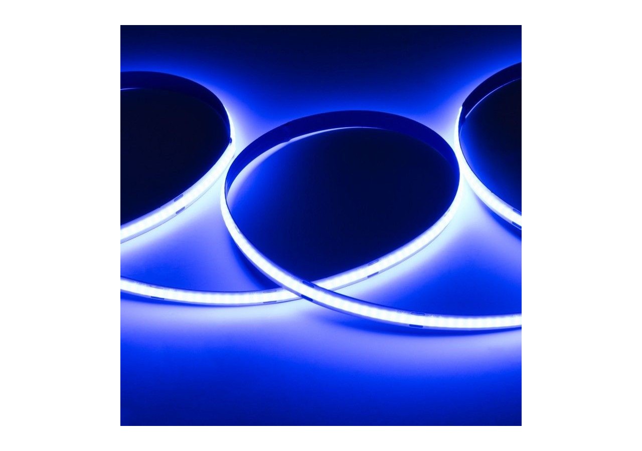 Ruban LED COB 24V DC-12W/m-Couleurs-8mm-IP20-Rouleau de 5m-Sécable tous les 4cm - B1559-5-AZ - Barcelona LED