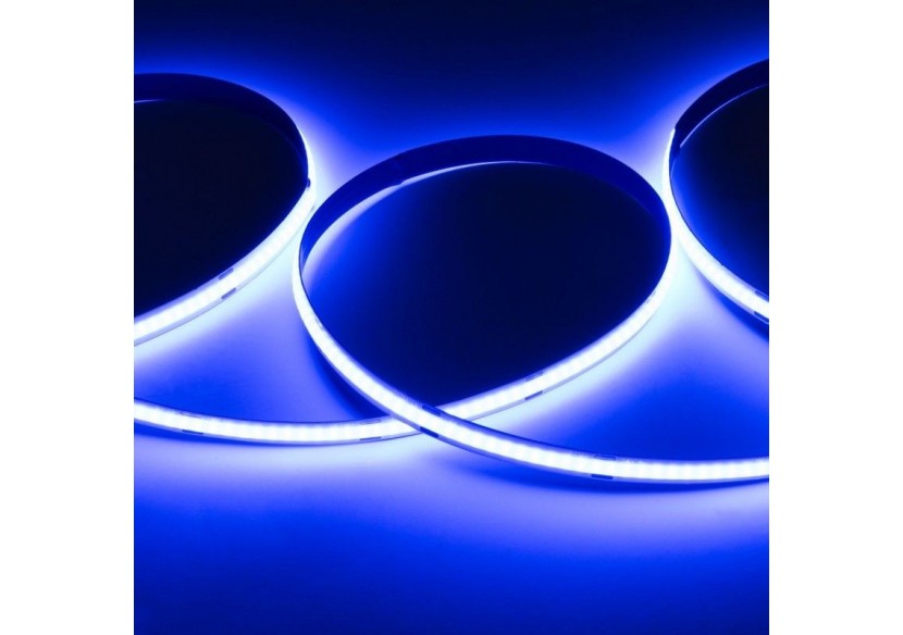 Ruban LED COB 24V DC-12W/m-Couleurs-8mm-IP20-Rouleau de 5m-Sécable tous les 4cm - B1559-5-AZ - Barcelona LED