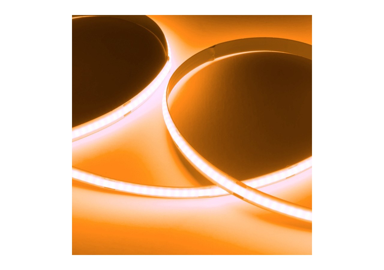 Ruban LED COB 24V DC-12W/m-Couleurs-8mm-IP20-Rouleau de 5m-Sécable tous les 4cm - B1559-5-AMB - Barcelona LED