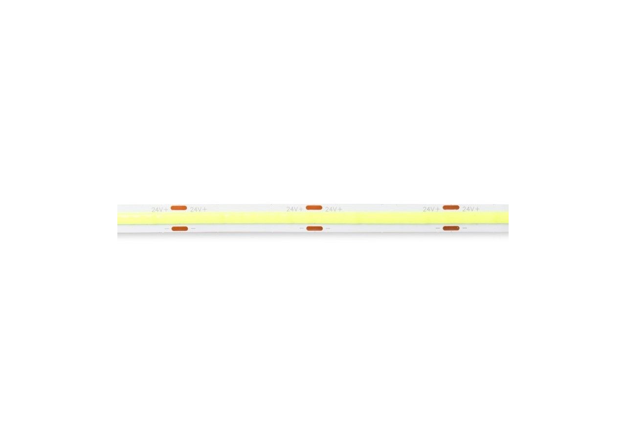 Ruban LED COB 24V DC-12W/m-Couleurs-8mm-IP20-Rouleau de 5m-Sécable tous les 4cm - B1559-5-VE - Barcelona LED