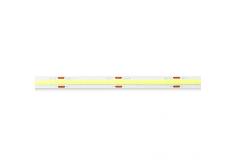 Ruban LED COB 24V DC-12W/m-Couleurs-8mm-IP20-Rouleau de 5m-Sécable tous les 4cm - B1559-5-VE - Barcelona LED