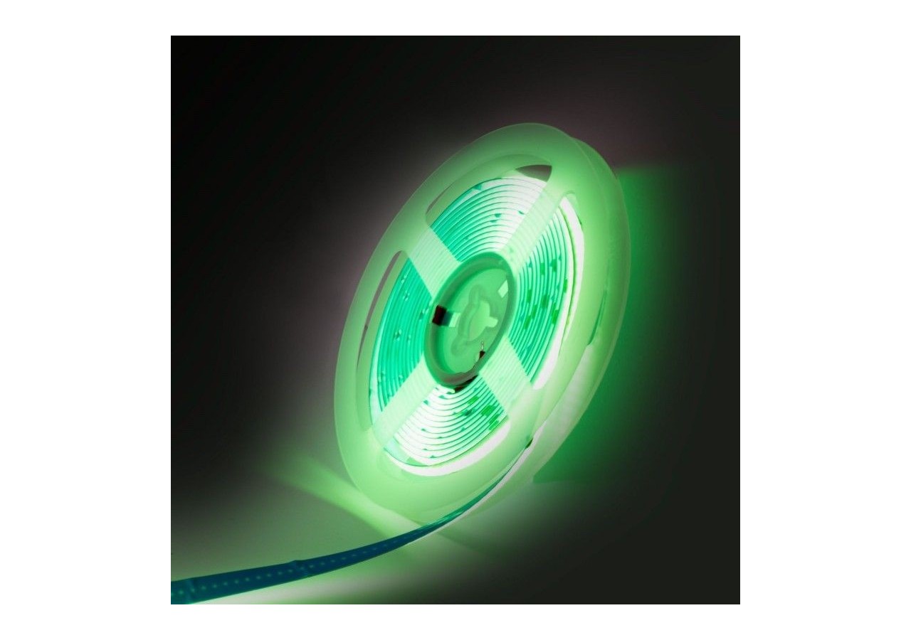 Ruban LED COB 24V DC-12W/m-Couleurs-8mm-IP20-Rouleau de 5m-Sécable tous les 4cm - B1559-5-VE - Barcelona LED