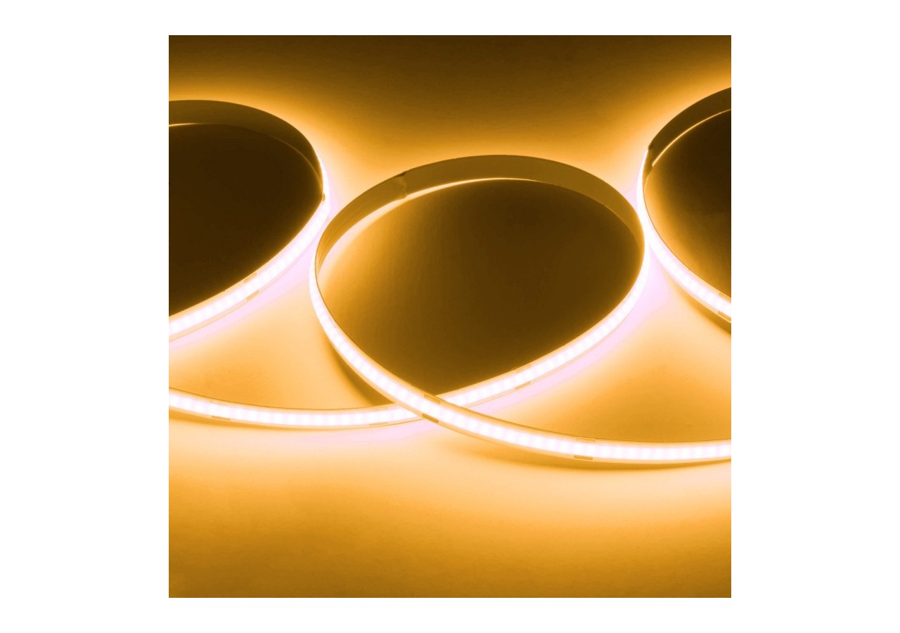 Ruban LED COB 24V DC-12W/m-Couleurs-8mm-IP20-Rouleau de 5m-Sécable tous les 4cm - B1559-5-AMA - Barcelona LED