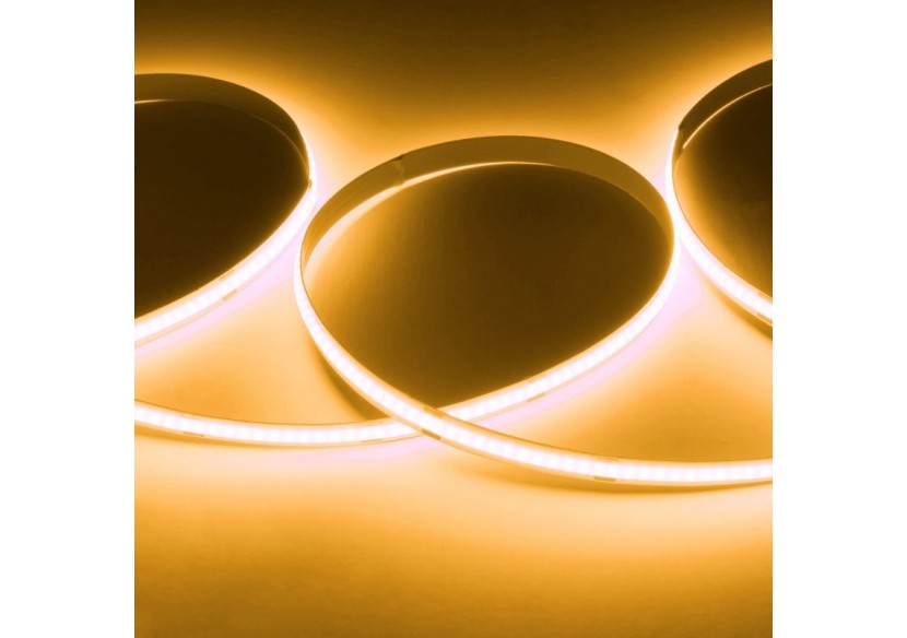 Ruban LED COB 24V DC-12W/m-Couleurs-8mm-IP20-Rouleau de 5m-Sécable tous les 4cm - B1559-5-AMA - Barcelona LED