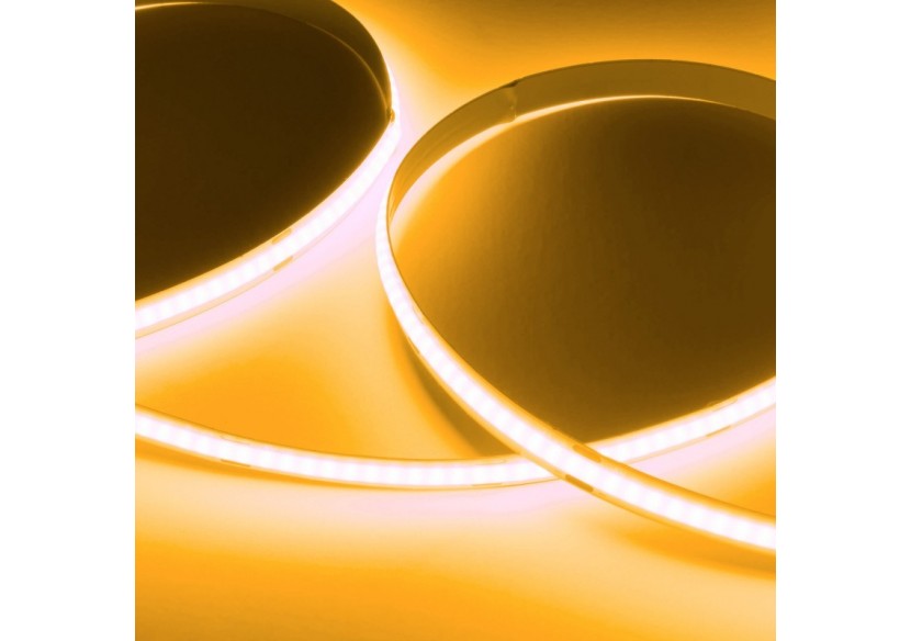 Ruban LED COB 24V DC-12W/m-Couleurs-8mm-IP20-Rouleau de 5m-Sécable tous les 4cm - B1559-5-AMA - Barcelona LED