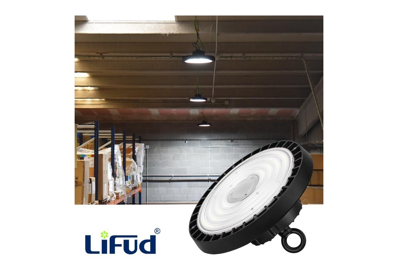Cloche LED industrielle-Driver LIFUD-200W-160lm/W-Puce PHILIPS-Dimmable 1-10V-IP65 - B8138-200-5K - Barcelona LED