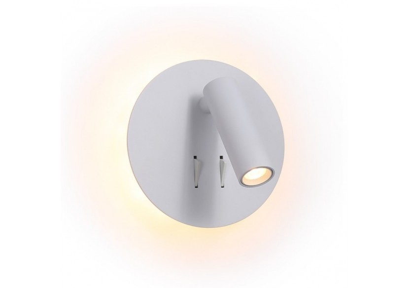 Applique murale liseuse "Quart"-Double éclairage-3W+6W - LN1547-B - Barcelona LED