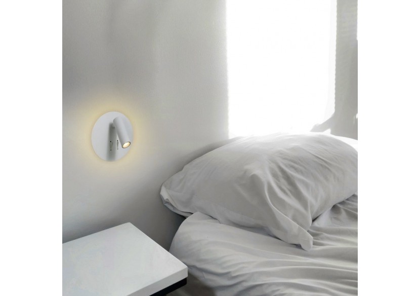 Applique murale liseuse "Quart"-Double éclairage-3W+6W - LN1547-B - Barcelona LED