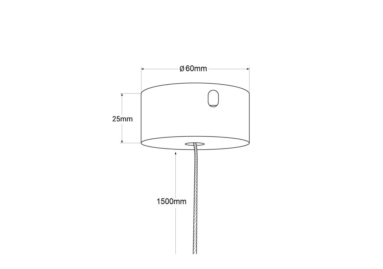 Kit de suspension pour rail magnétique - CMC-120-B - Barcelona LED
