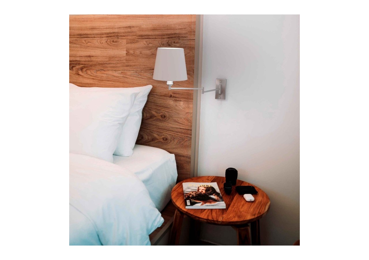 Applique murale avec bras articulé "Reno"-E27 - L3066-CR - Barcelona LED