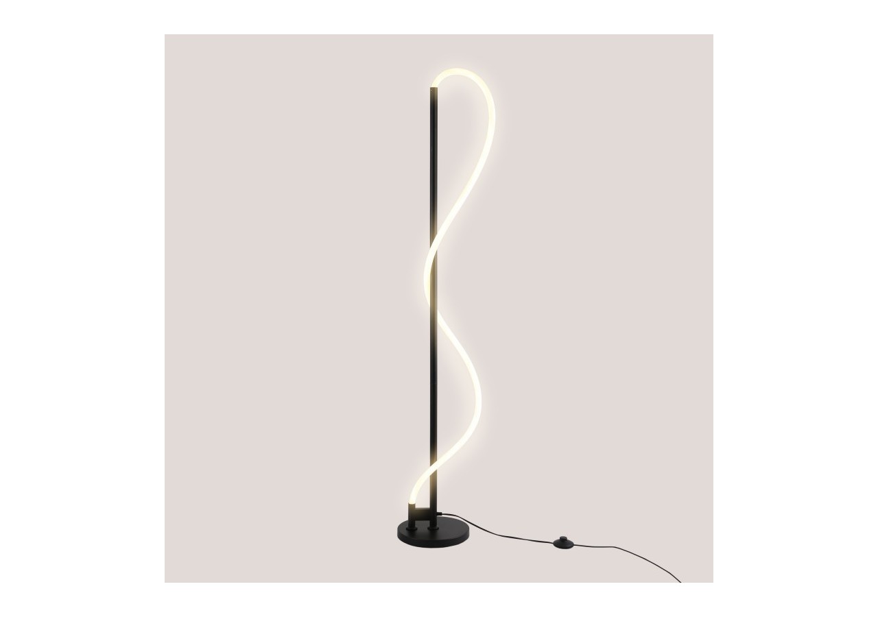 Lampadaire moderne à néon ondulant "Corda"-360 degrés-Dimmable-30W-3000K - L3081-N - Barcelona LED