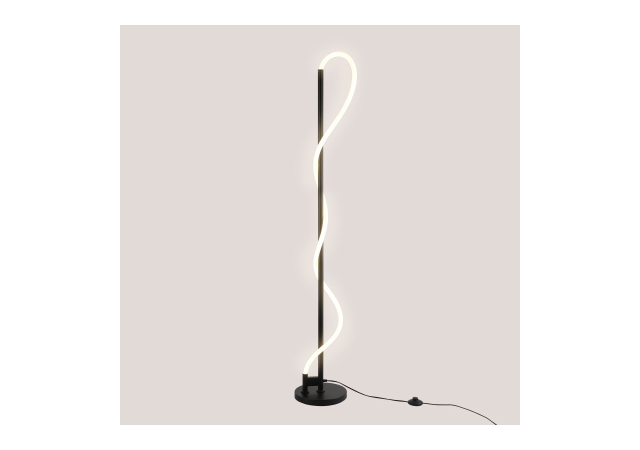 Lampadaire moderne à néon ondulant "Corda"-360 degrés-Dimmable-30W-3000K - L3081-N - Barcelona LED
