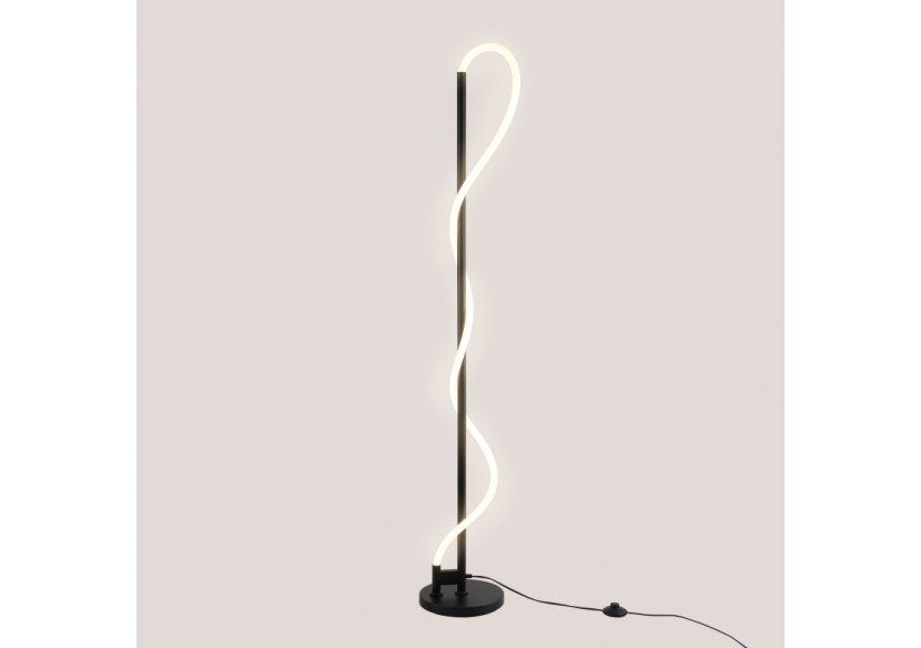 Lampadaire moderne à néon ondulant "Corda"-360 degrés-Dimmable-30W-3000K - L3081-N - Barcelona LED Lampadaire moderne à néon ondulant "Corda"-360 degrés-Dimmable-30W-3000K - L3081-N - Barcelona LED
