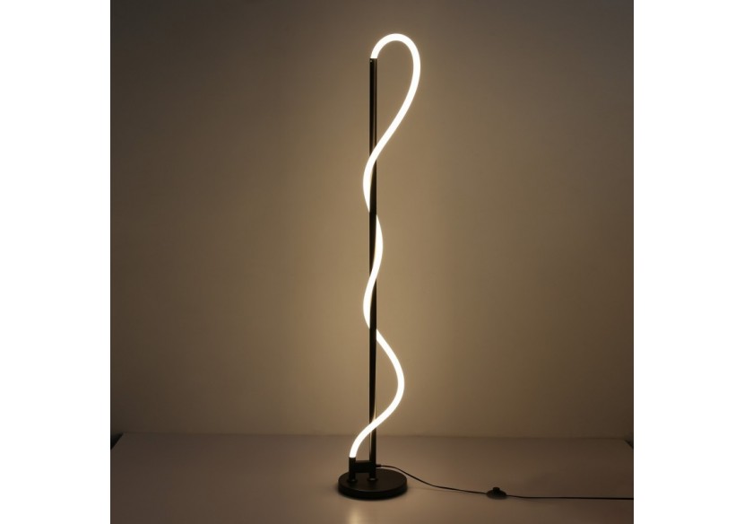 Lampadaire moderne à néon ondulant "Corda"-360 degrés-Dimmable-30W-3000K - L3081-N - Barcelona LED Lampadaire moderne à néon ondulant "Corda"-360 degrés-Dimmable-30W-3000K - L3081-N - Barcelona LED