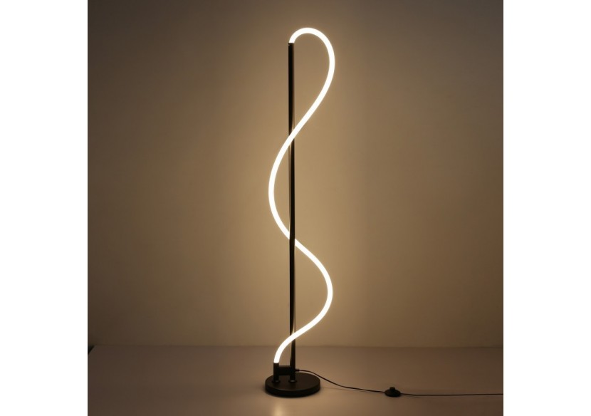 Lampadaire moderne à néon ondulant "Corda"-360 degrés-Dimmable-30W-3000K - L3081-N - Barcelona LED Lampadaire moderne à néon ondulant "Corda"-360 degrés-Dimmable-30W-3000K - L3081-N - Barcelona LED