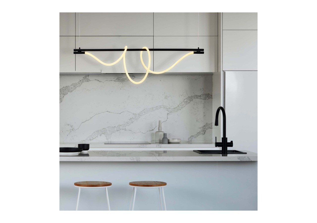 Suspension moderne à néon enroulé "Corda"-360 degrés-45W-3000K - L3080-N - Barcelona LED