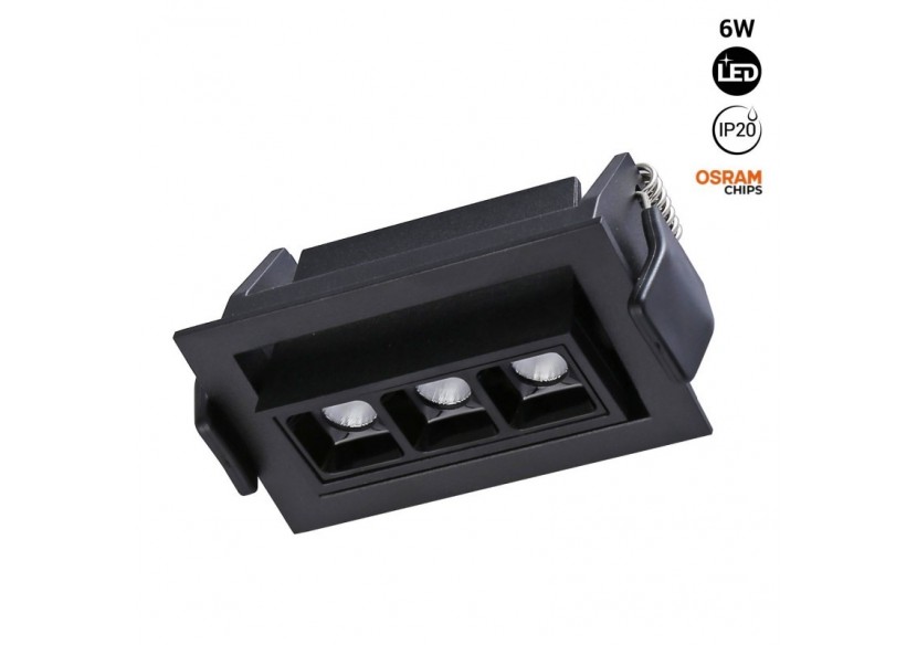 Spot LED encastrable linéaire 6W-Orientable-UGR18-IRC90-Puce OSRAM-2800K - B1214-N-BC - Barcelona LED Spot LED encastrable linéaire 6W-Orientable-UGR18-IRC90-Puce OSRAM-2800K - B1214-N-BC - Barcelona LED