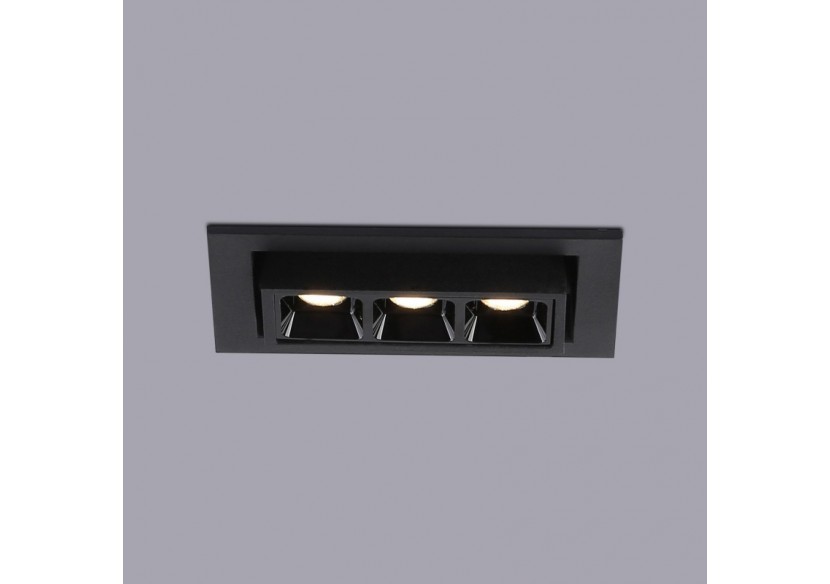 Spot LED encastrable linéaire 6W-Orientable-UGR18-IRC90-Puce OSRAM-2800K - B1214-N-BC - Barcelona LED Spot LED encastrable linéaire 6W-Orientable-UGR18-IRC90-Puce OSRAM-2800K - B1214-N-BC - Barcelona LED