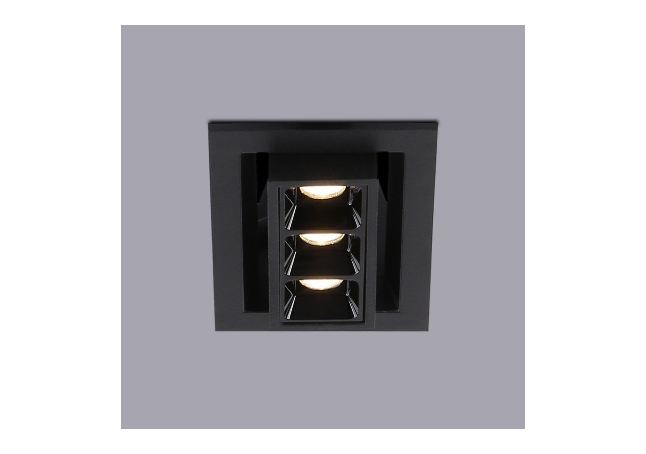 Spot LED encastrable linéaire 6W-Orientable-UGR18-IRC90-Puce OSRAM-2800K - B1214-N-BC - Barcelona LED