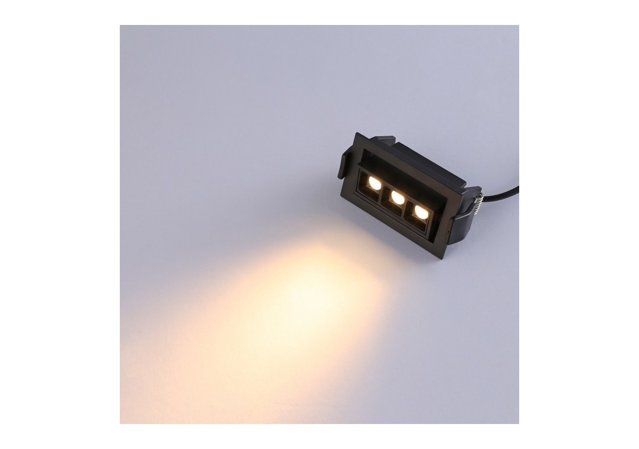 Spot LED encastrable linéaire 6W-Orientable-UGR18-IRC90-Puce OSRAM-2800K - B1214-N-BC - Barcelona LED