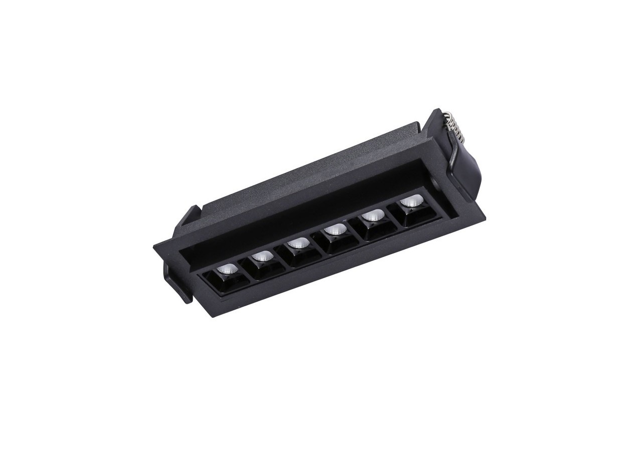 Spot LED encastré linéaire 10W-Orientable-UGR18-IRC90-Puce OSRAM-2800K - B1215-N-BC - Barcelona LED