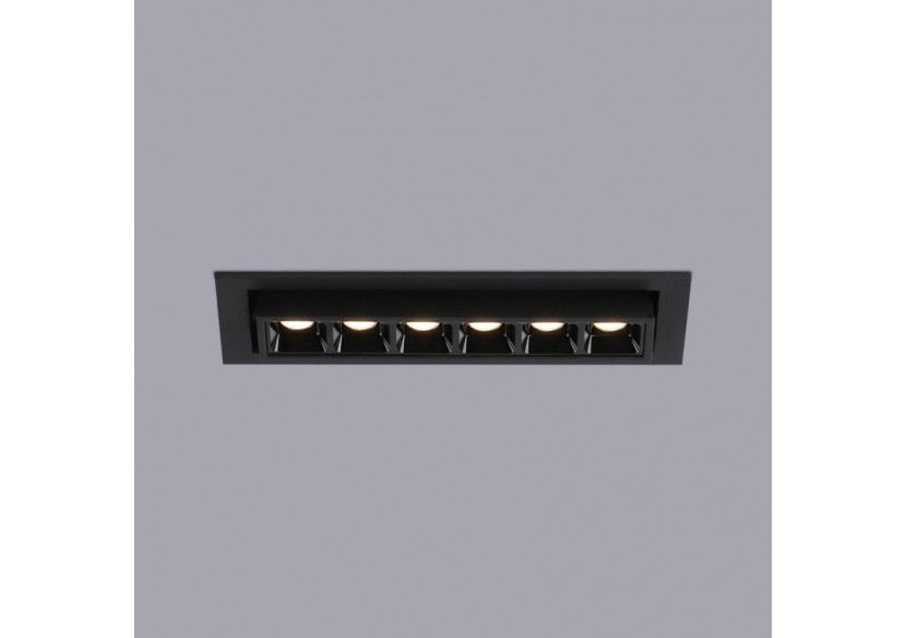 Spot LED encastré linéaire 10W-Orientable-UGR18-IRC90-Puce OSRAM-2800K - B1215-N-BC - Barcelona LED Spot LED encastré linéaire 10W-Orientable-UGR18-IRC90-Puce OSRAM-2800K - B1215-N-BC - Barcelona LED