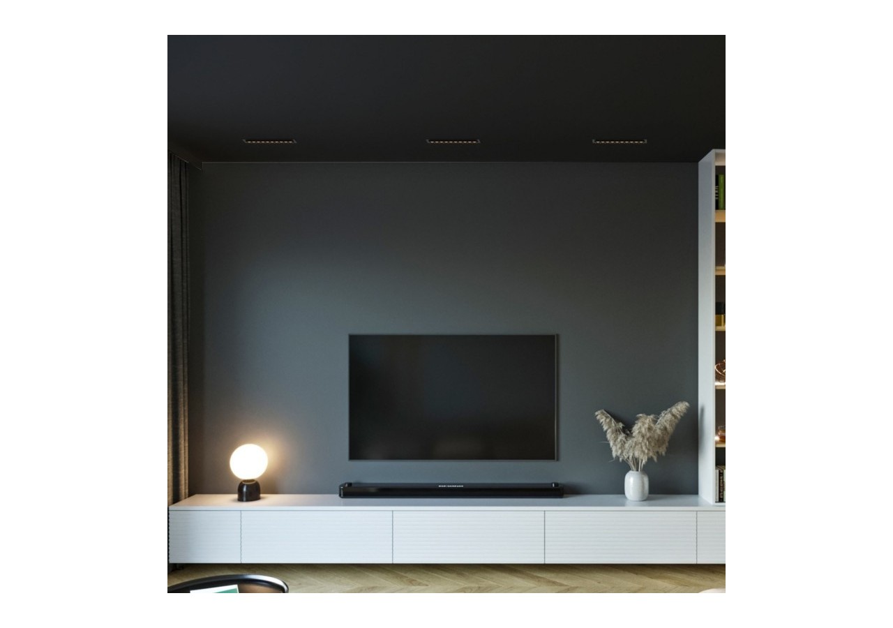 Spot LED encastré linéaire 20W-Orientable-UGR18-IRC90-Puce OSRAM-2800K - B1216-N-BC - Barcelona LED