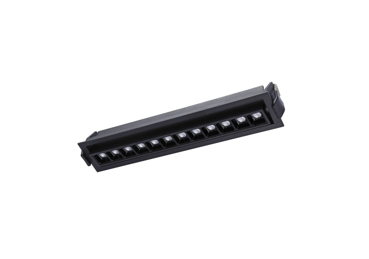 Spot LED encastré linéaire 20W-Orientable-UGR18-IRC90-Puce OSRAM-2800K - B1216-N-BC - Barcelona LED