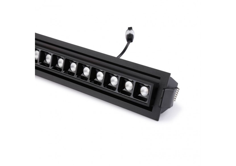 Spot LED encastré linéaire 20W-Orientable-UGR18-IRC90-Puce OSRAM-2800K - B1216-N-BC - Barcelona LED Spot LED encastré linéaire 20W-Orientable-UGR18-IRC90-Puce OSRAM-2800K - B1216-N-BC - Barcelona LED