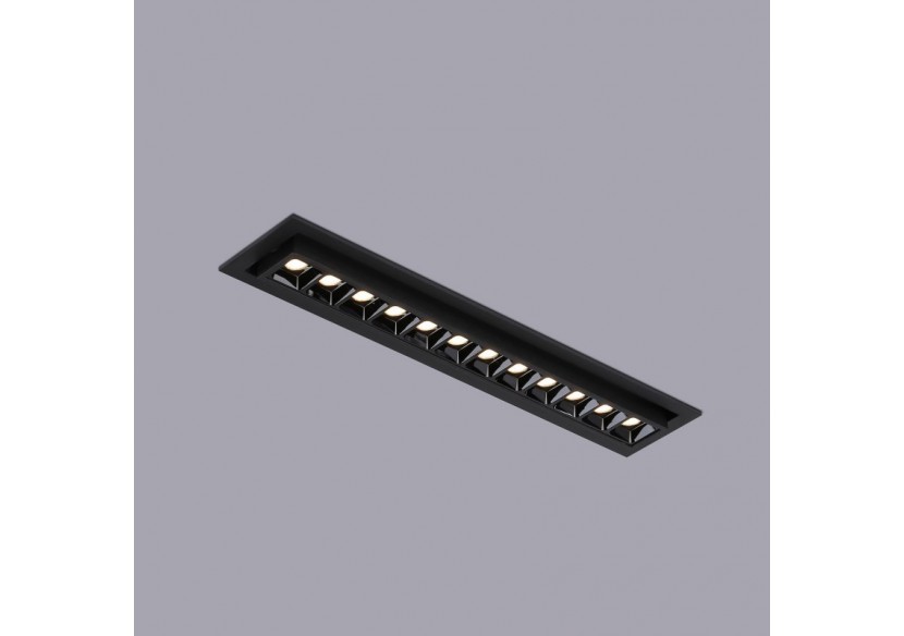 Spot LED encastré linéaire 20W-Orientable-UGR18-IRC90-Puce OSRAM-2800K - B1216-N-BC - Barcelona LED Spot LED encastré linéaire 20W-Orientable-UGR18-IRC90-Puce OSRAM-2800K - B1216-N-BC - Barcelona LED