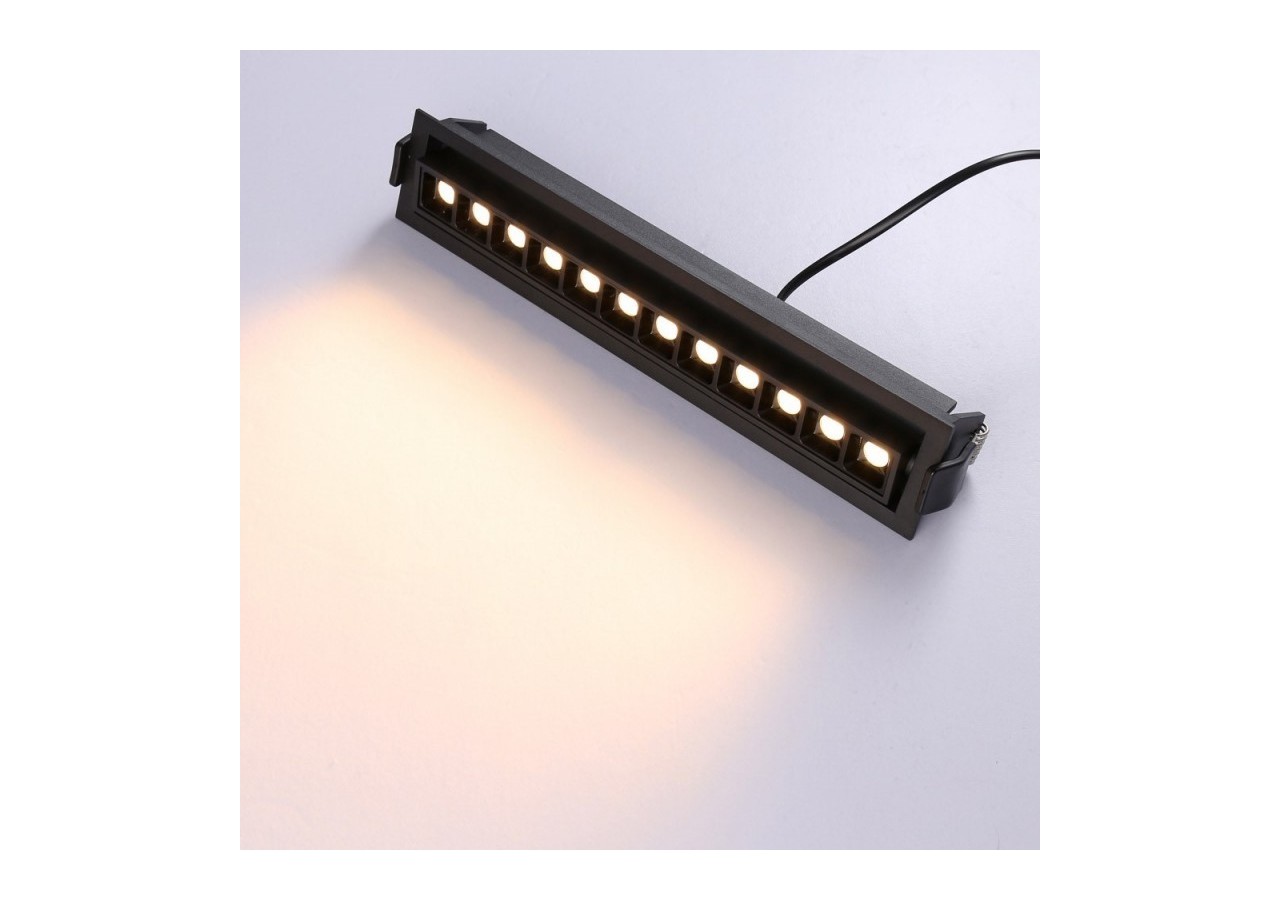 Spot LED encastré linéaire 20W-Orientable-UGR18-IRC90-Puce OSRAM-2800K - B1216-N-BC - Barcelona LED