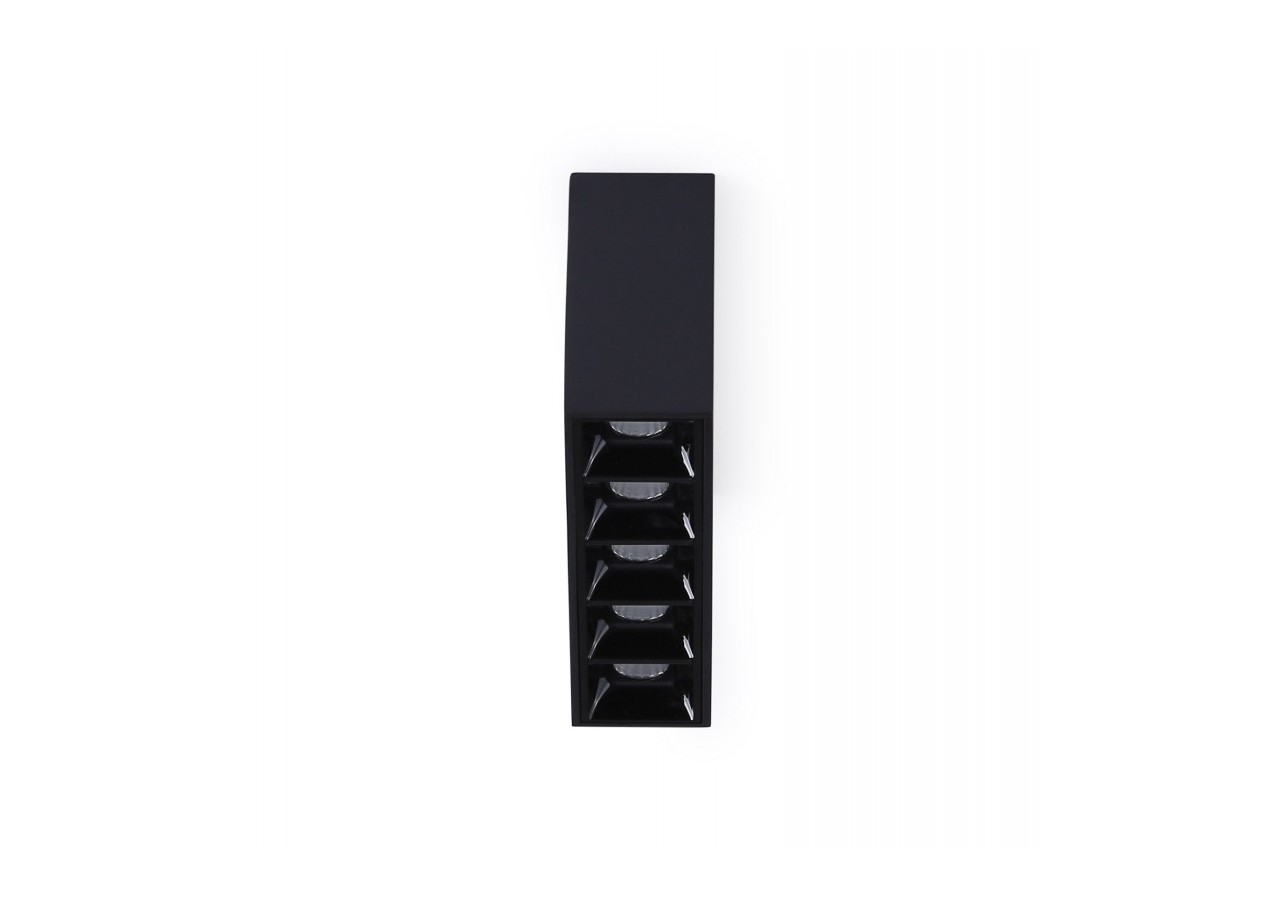 Spot LED linéaire de surface noir-10W-UGR18-IRC90-Puce OSRAM - B1324-N-BC - Barcelona LED