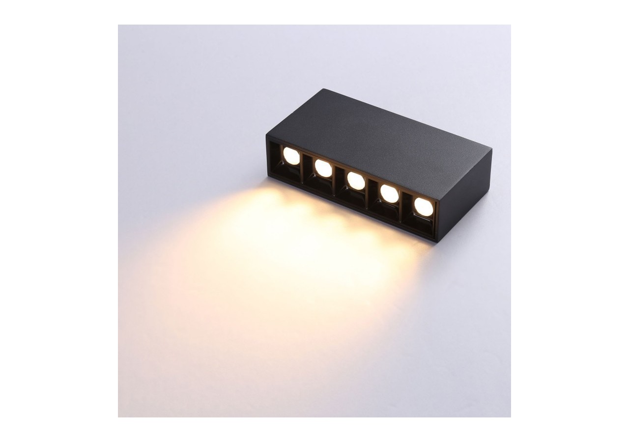 Spot LED linéaire de surface noir-10W-UGR18-IRC90-Puce OSRAM - B1324-N-BC - Barcelona LED