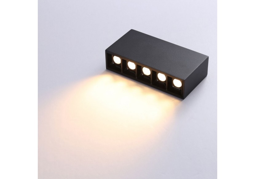 Spot LED linéaire de surface noir-10W-UGR18-IRC90-Puce OSRAM - B1324-N-BC - Barcelona LED Spot LED linéaire de surface noir-10W-UGR18-IRC90-Puce OSRAM - B1324-N-BC - Barcelona LED