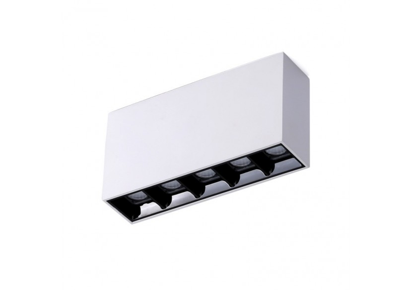 Spot LED linéaire de surface blanc-10W-UGR18-IRC90-Puce OSRAM - B1324-B-BC - Barcelona LED Spot LED linéaire de surface blanc-10W-UGR18-IRC90-Puce OSRAM - B1324-B-BC - Barcelona LED