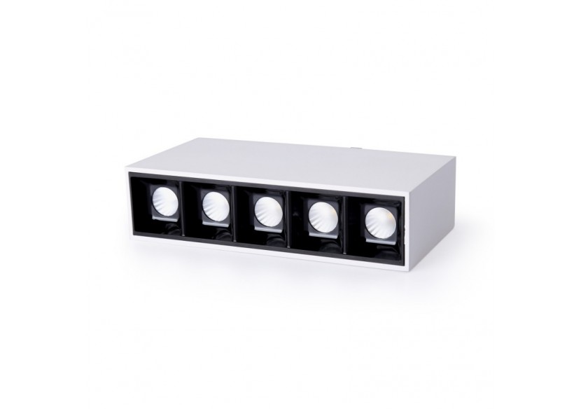 Spot LED linéaire de surface blanc-10W-UGR18-IRC90-Puce OSRAM - B1324-B-BC - Barcelona LED Spot LED linéaire de surface blanc-10W-UGR18-IRC90-Puce OSRAM - B1324-B-BC - Barcelona LED