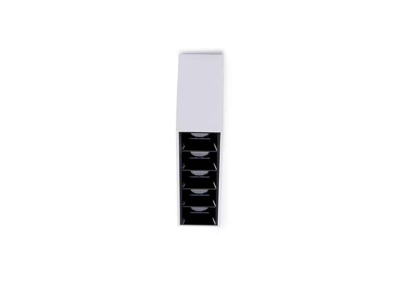 Spot LED linéaire de surface blanc-10W-UGR18-IRC90-Puce OSRAM - B1324-B-BC - Barcelona LED