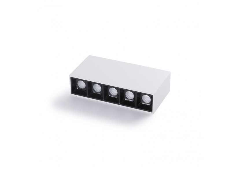 Spot LED linéaire de surface blanc-10W-UGR18-IRC90-Puce OSRAM - B1324-B-BC - Barcelona LED Spot LED linéaire de surface blanc-10W-UGR18-IRC90-Puce OSRAM - B1324-B-BC - Barcelona LED