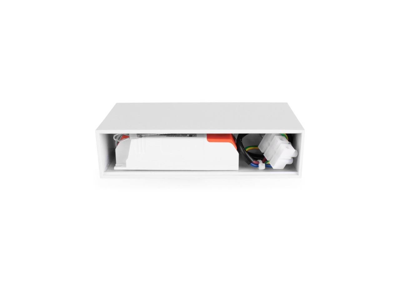 Spot LED linéaire de surface blanc-10W-UGR18-IRC90-Puce OSRAM - B1324-B-BC - Barcelona LED
