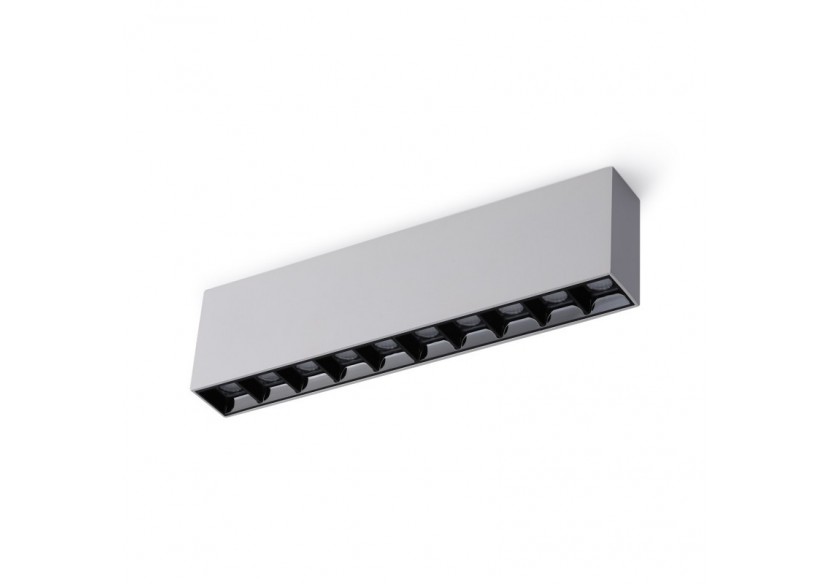 Spot LED linéaire de surface blanc-20W-UGR18-IRC90-OSRAM Chip - B1325-B-BN - Barcelona LED Spot LED linéaire de surface blanc-20W-UGR18-IRC90-OSRAM Chip - B1325-B-BN - Barcelona LED