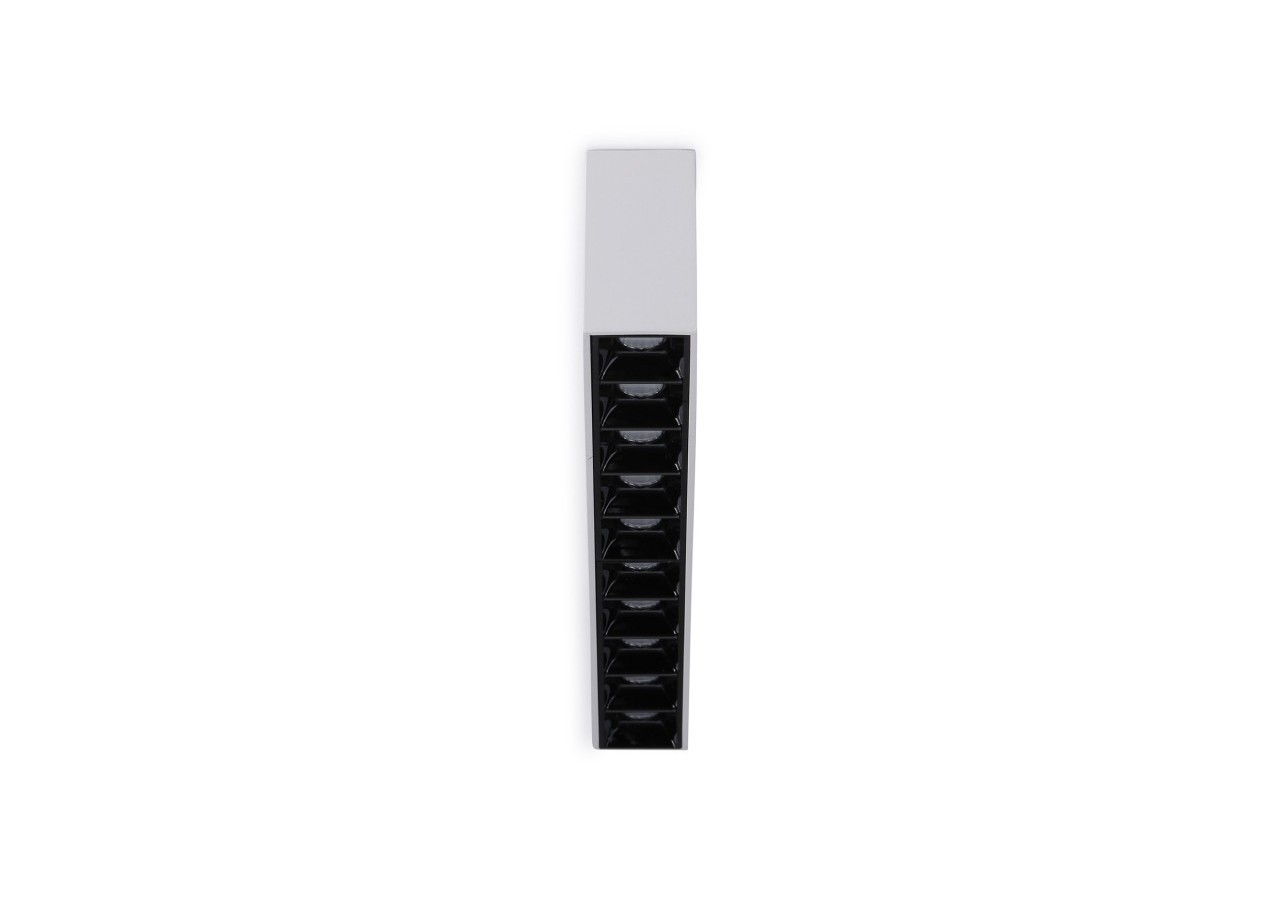 Spot LED linéaire de surface blanc-20W-UGR18-IRC90-OSRAM Chip - B1325-B-BN - Barcelona LED
