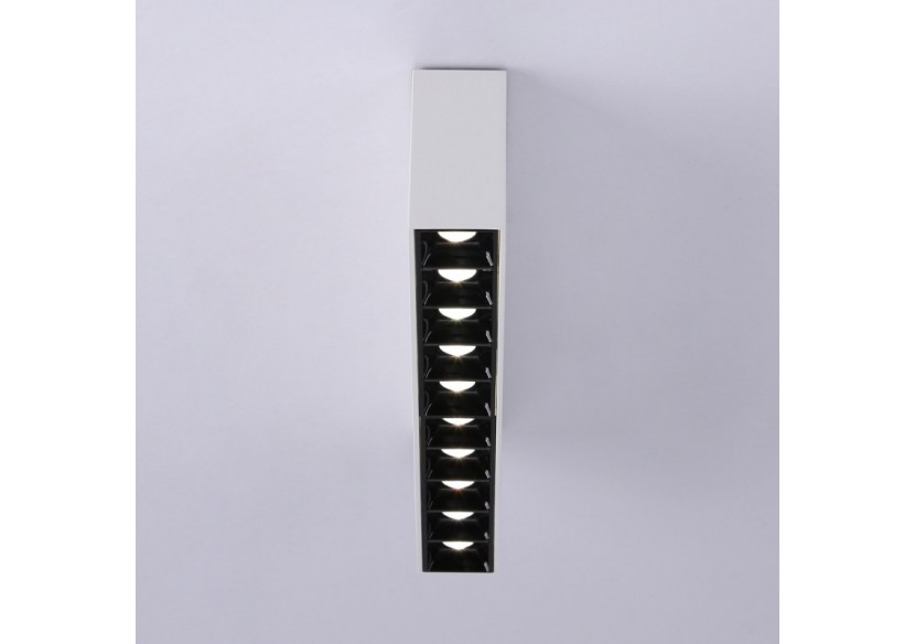 Spot LED linéaire de surface blanc-20W-UGR18-IRC90-OSRAM Chip - B1325-B-BN - Barcelona LED Spot LED linéaire de surface blanc-20W-UGR18-IRC90-OSRAM Chip - B1325-B-BN - Barcelona LED