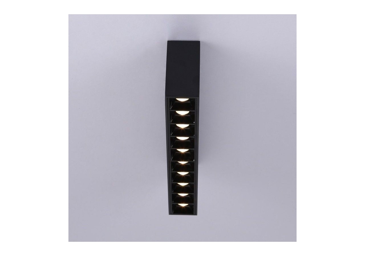 Spot LED linéaire de surface noir-20W-UGR18-IRC90-OSRAM Chip - B1325-N-BC - Barcelona LED